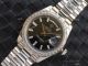 Swiss Made Copy Rolex Day-Date Baguette Silver Dial 40 Cal.3255 Movement (3)_th.jpg